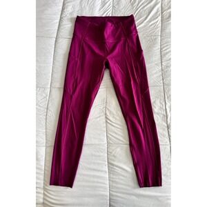 Lululemon Fast and Free Tight II 25" *Non-Reflective Nulux Marvel Size 8 EUC